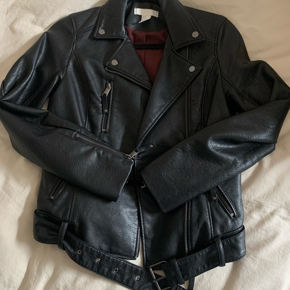 H&M Black Leather Jacket